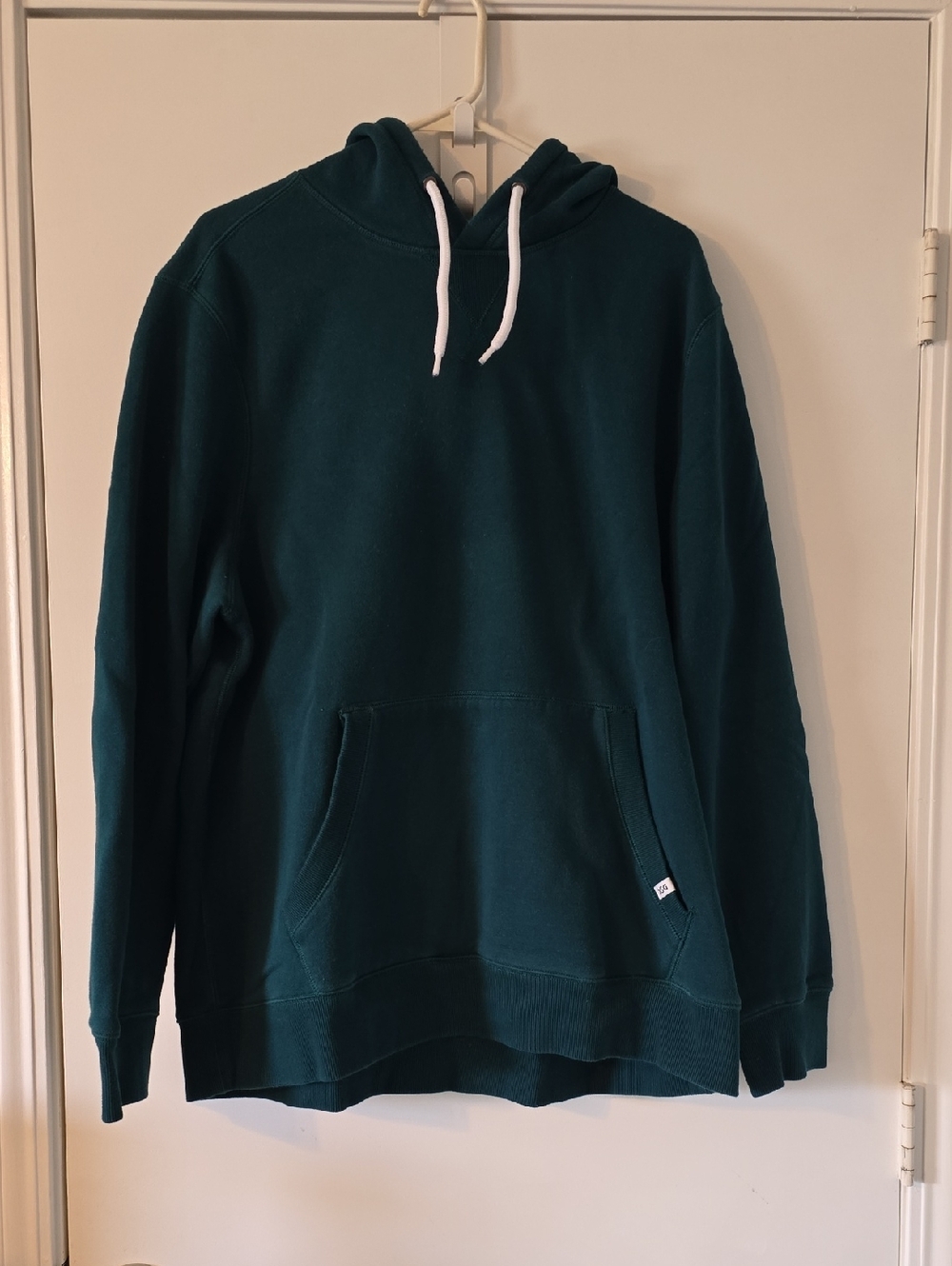 DSG Teal Pullover Hoodie with White Drawstrings